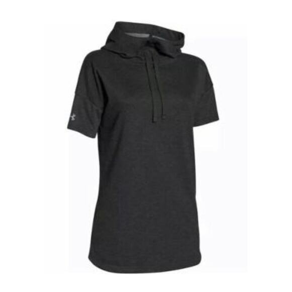 Under Armour ColdGear Womens Size Medium Short Sleeve Hoodie New Fast Ship - Picture 2 of 10